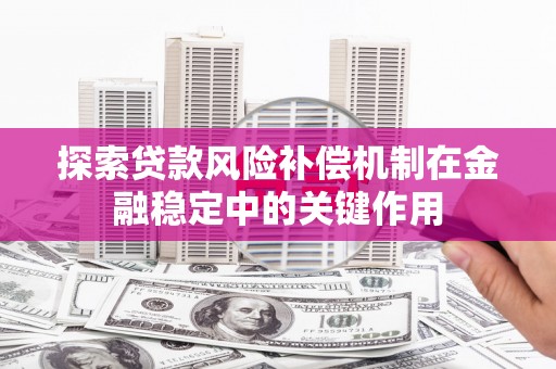 阆中探索贷款风险补偿机制在金融稳定中的关键作用