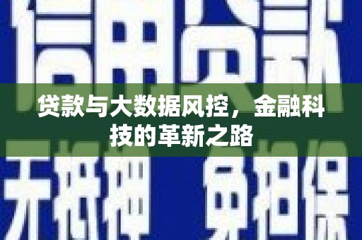 昭化贷款与大数据风控，金融科技的革新之路