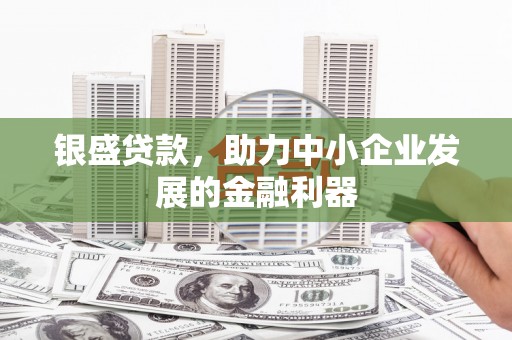 佛冈银盛贷款，助力中小企业发展的金融利器