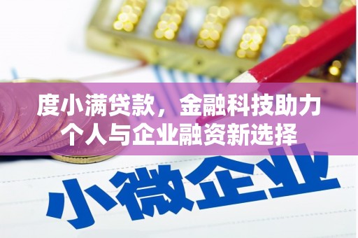 望城度小满贷款，金融科技助力个人与企业融资新选择