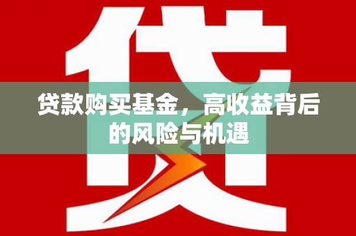 岷县贷款购买基金，高收益背后的风险与机遇