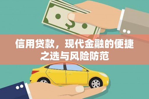 美兰信用贷款，现代金融的便捷之选与风险防范