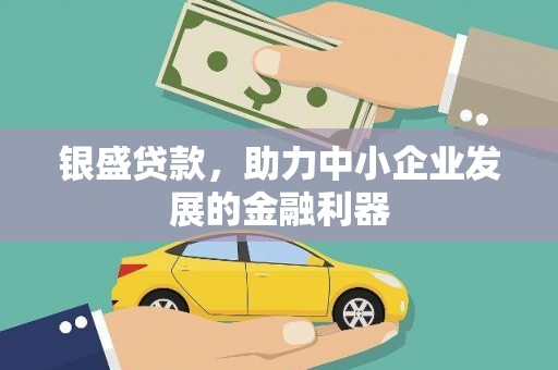 康马银盛贷款，助力中小企业发展的金融利器