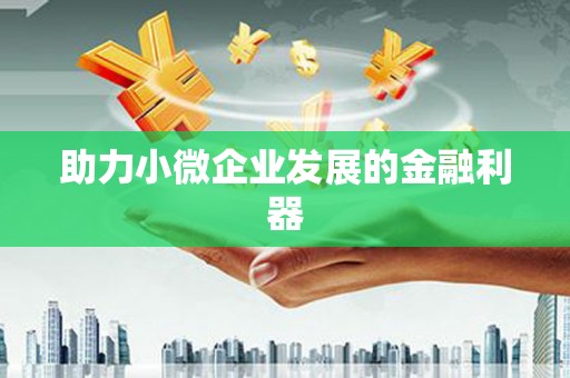 威信助力小微企业发展的金融利器