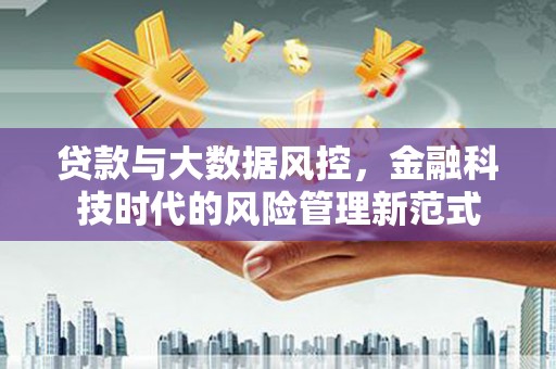 西屯贷款与大数据风控，金融科技时代的风险管理新范式