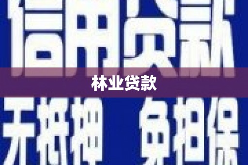 华龙林业贷款
