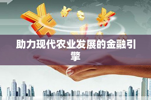 铜锣助力现代农业发展的金融引擎