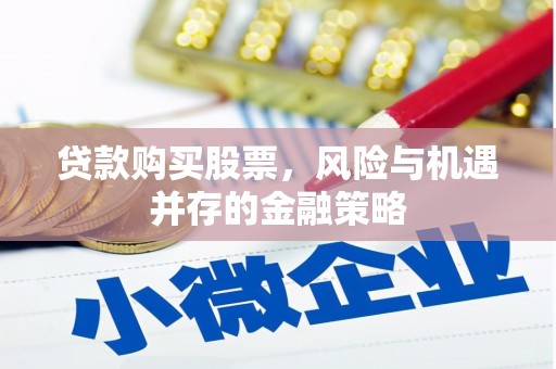 茌平贷款购买股票，风险与机遇并存的金融策略