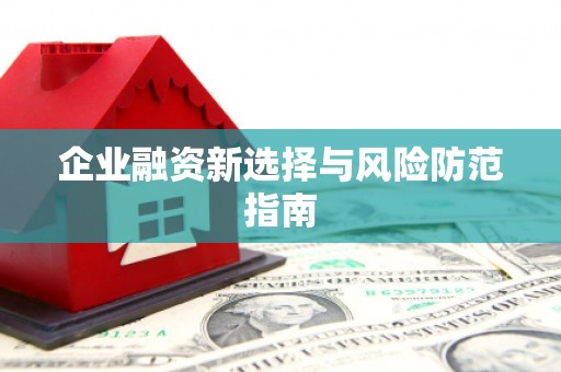 硚口企业融资新选择与风险防范指南