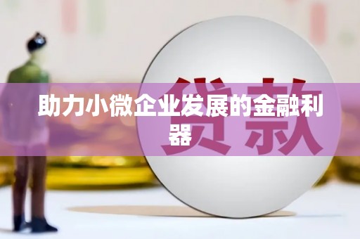 安县助力小微企业发展的金融利器